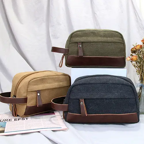 ISO 9001 certified bag factory GZ Bearky manufacturing bulk custom travel dopp kits for retail collections